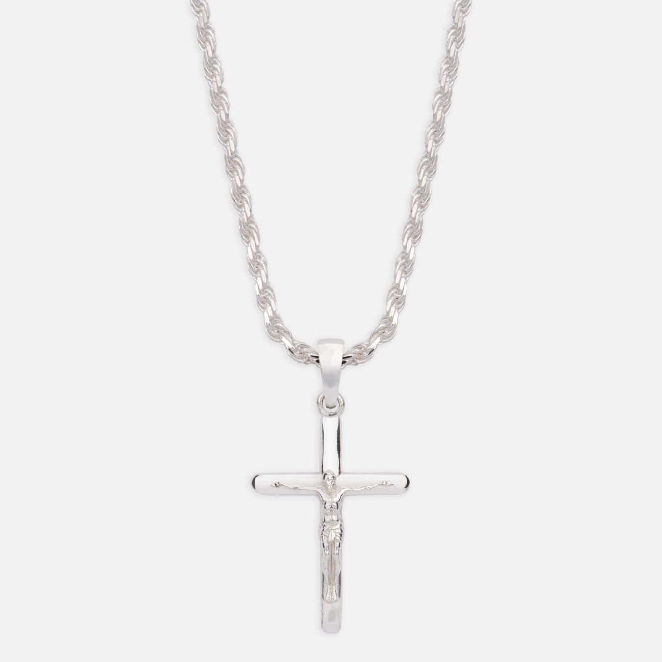 925 Sterling Silber Kruzifix Anhänger