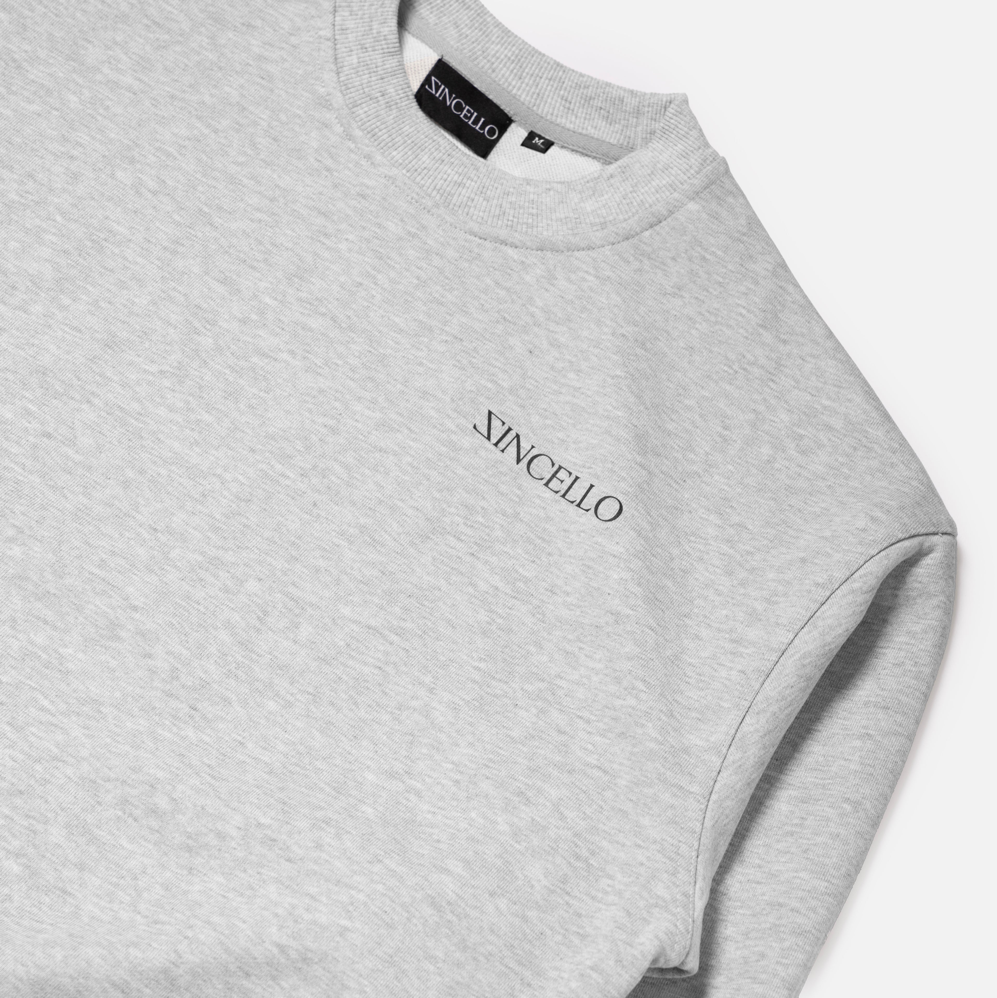 Zincello Foundry Heavyweight Sweatshirt - Grey with Black Print