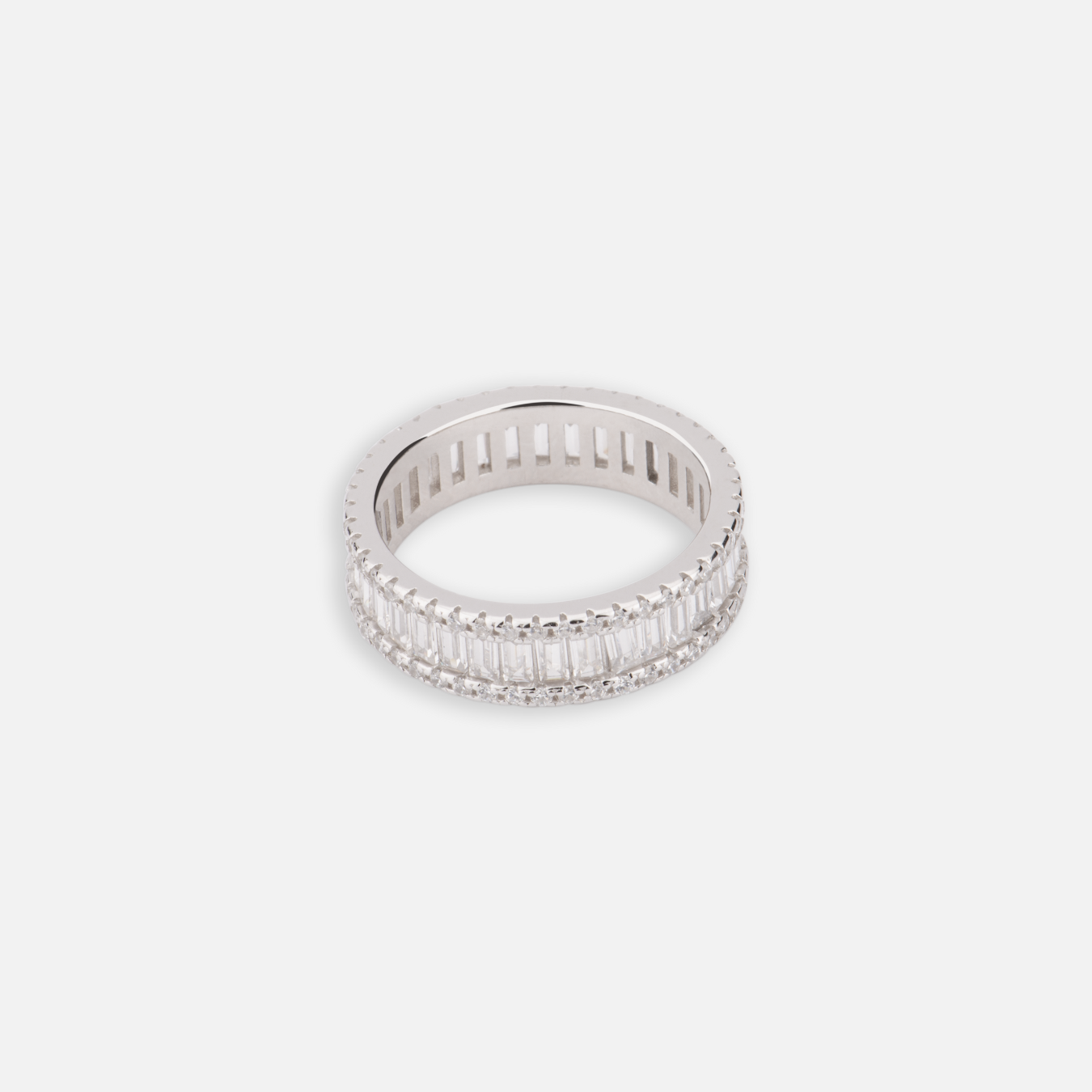 925 Sterling Silber Eternity Ring