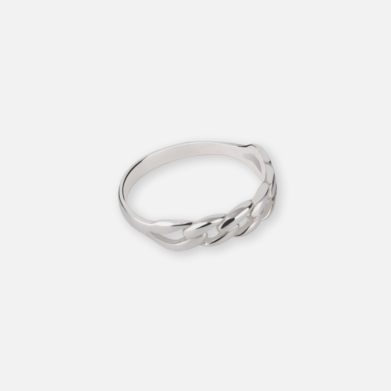 Kubanischer Ring aus 925er Sterlingsilber