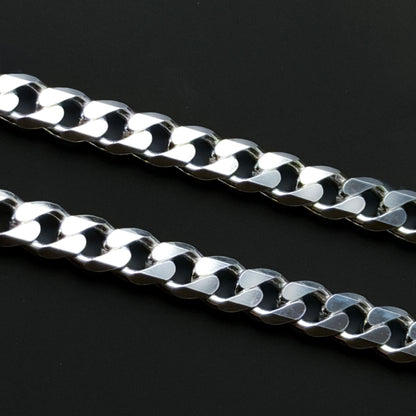 925 Sterling Silver 7mm Curb Chain