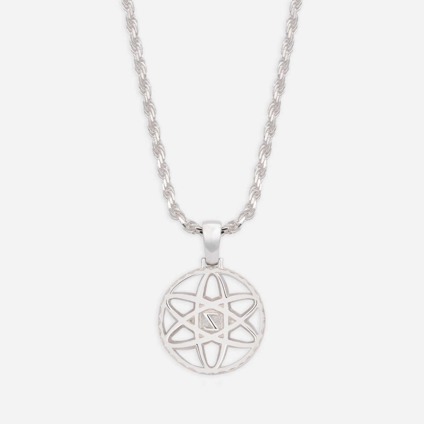 925 Sterling Silver Zincello Atom Pendant
