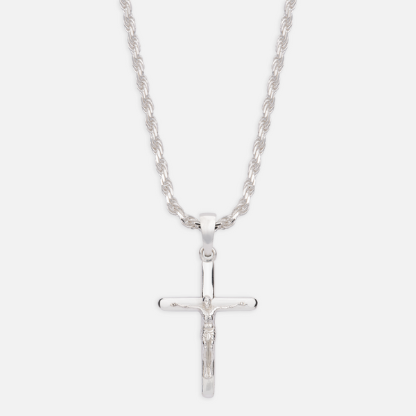 925 Sterling Silber Kruzifix Anhänger