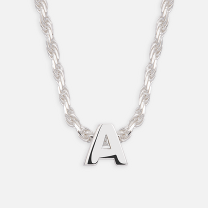 925 Sterling Silber Anfangsbuchstaben Anhänger