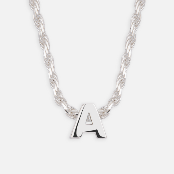 925 Sterling Silber Anfangsbuchstaben Anhänger