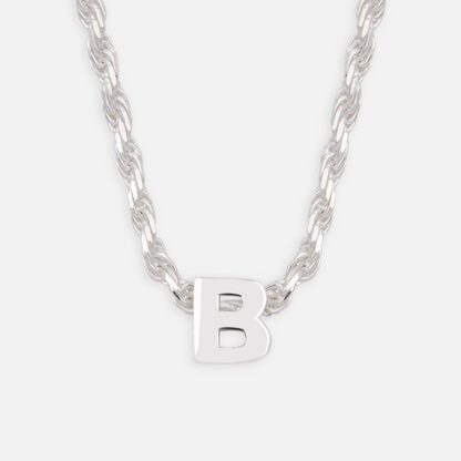 925 Sterling Silber Anfangsbuchstaben Anhänger