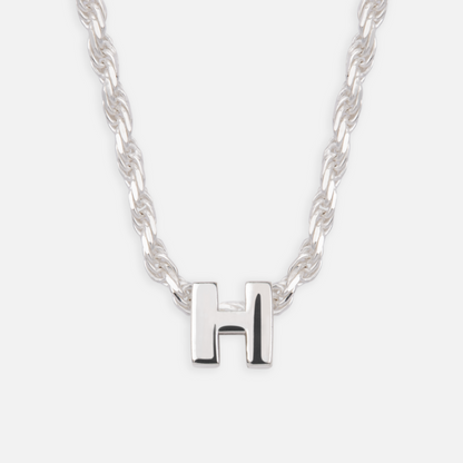 925 Sterling Silber Anfangsbuchstaben Anhänger