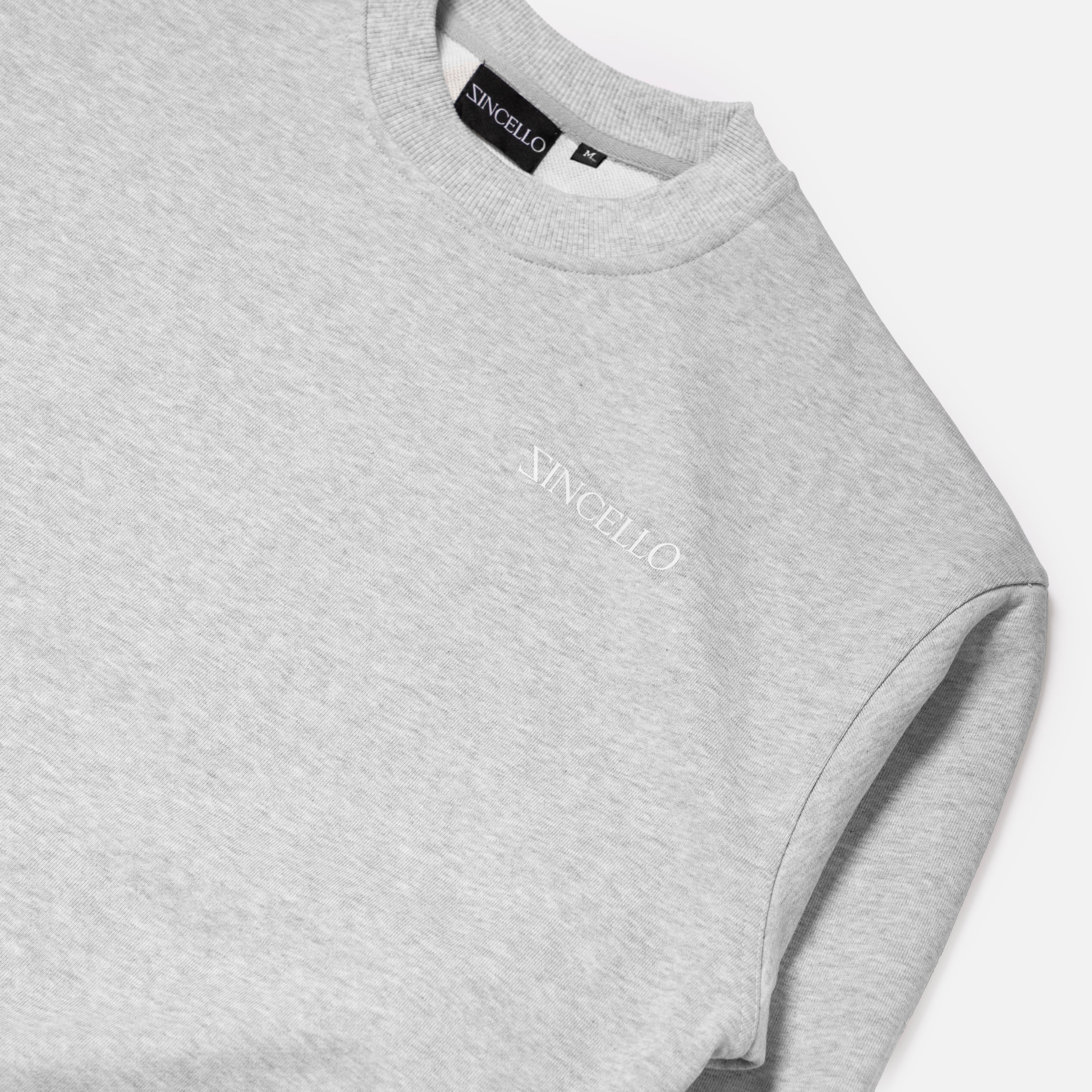 Zincello Foundry Heavyweight Sweatshirt - Grey with White Print