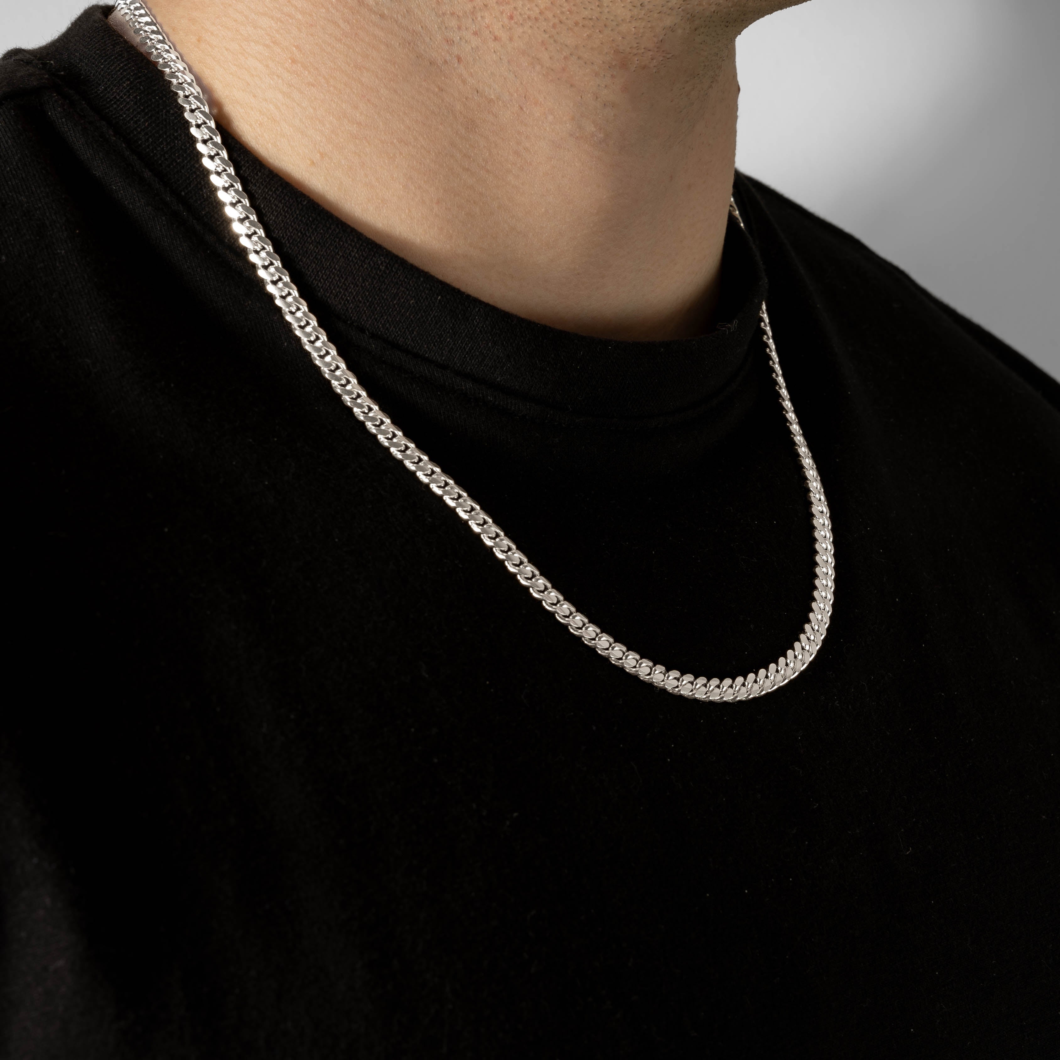 925 Sterling Silver 5mm Cuban Chain