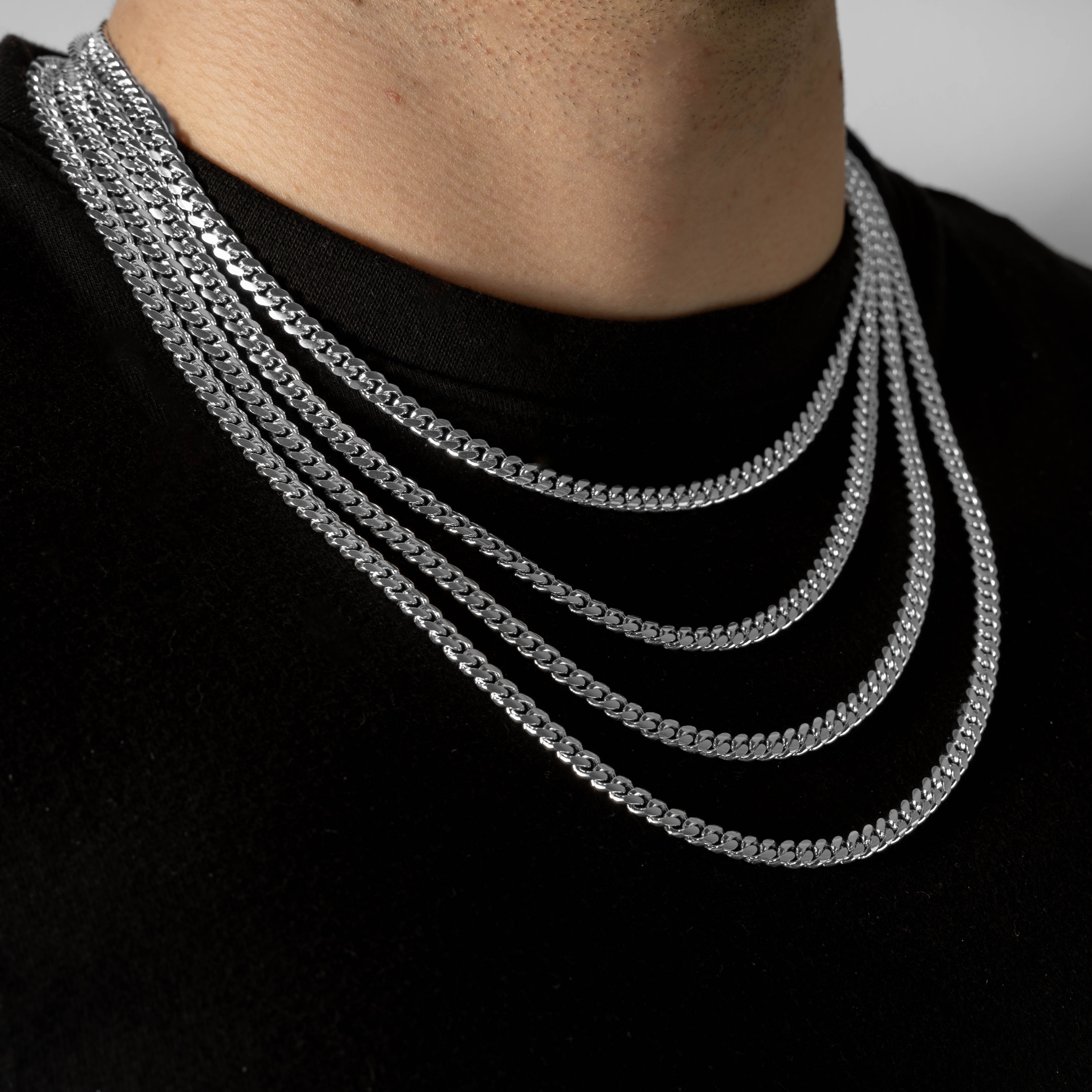 925 Sterling Silver 5mm Cuban Chain