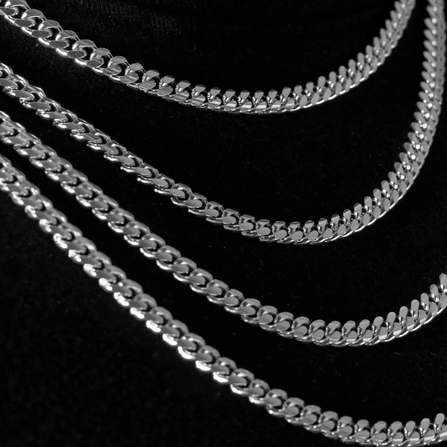 925 Sterling Silber 5mm Cuban Kette