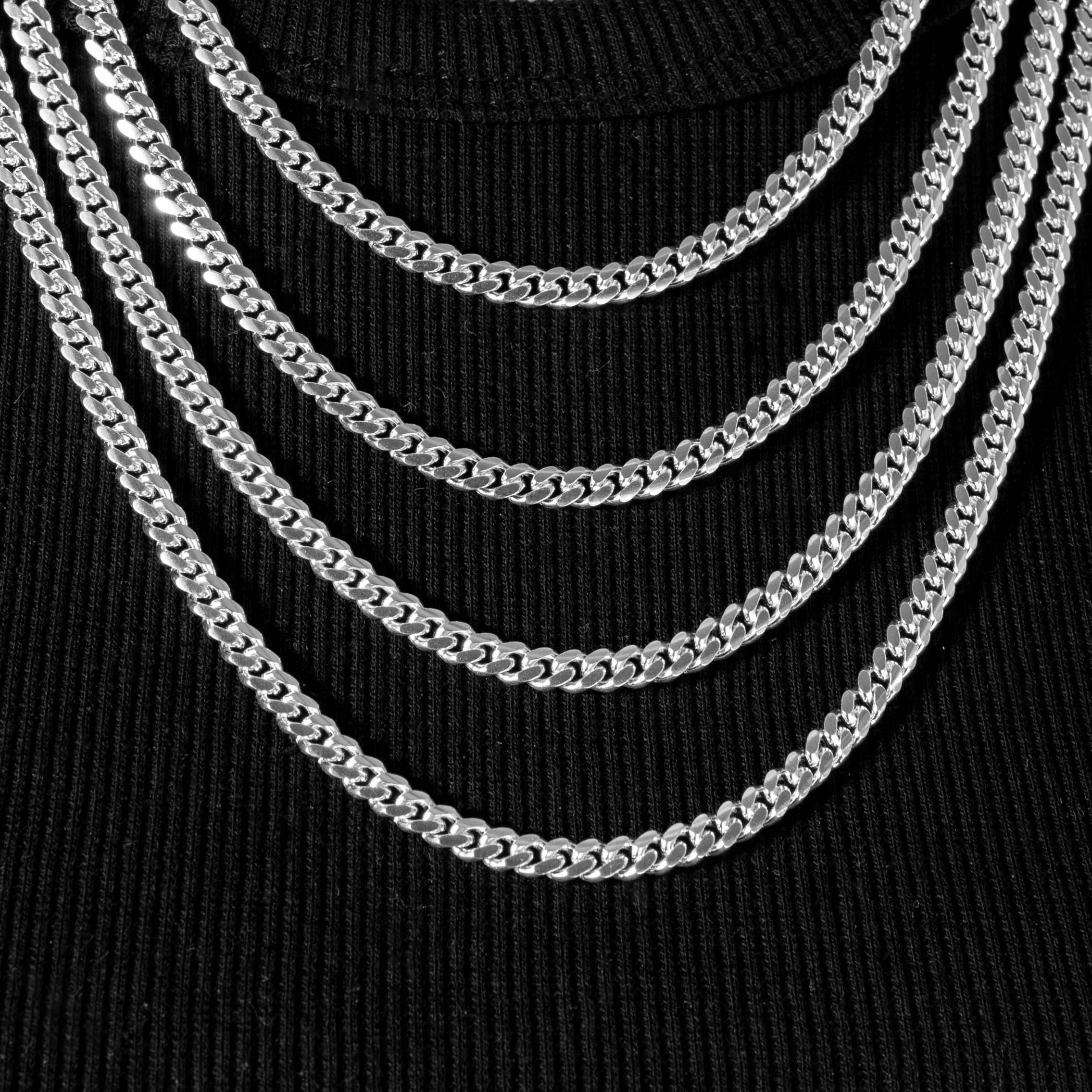 925 Sterling Silver 5mm Cuban Chain