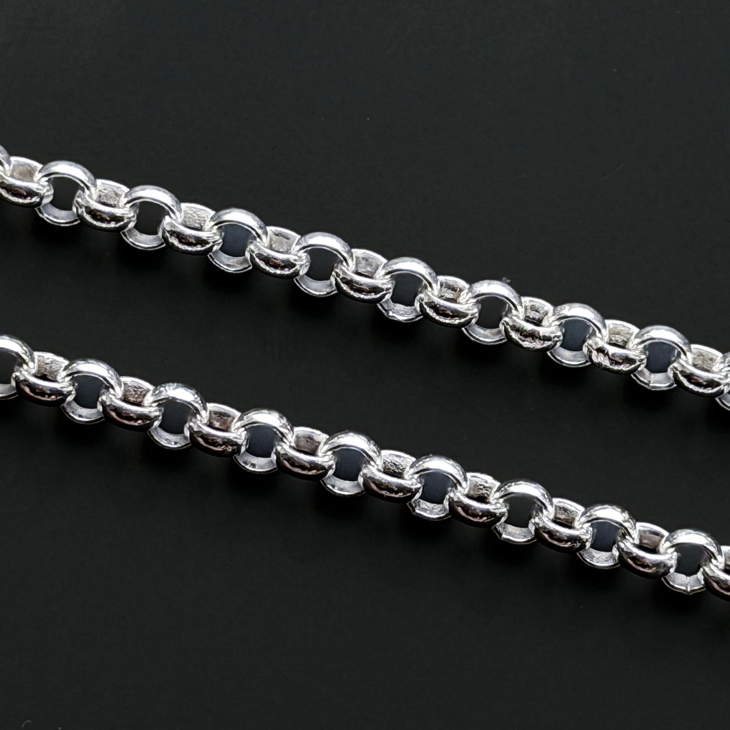 925 Sterling Silver 4.4mm Belcher Chain