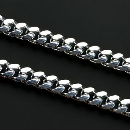 925 Sterling Silver 6.7mm Cuban Bracelet