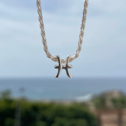 925 Sterling Silber Sternzeichen Horoskop Anhänger