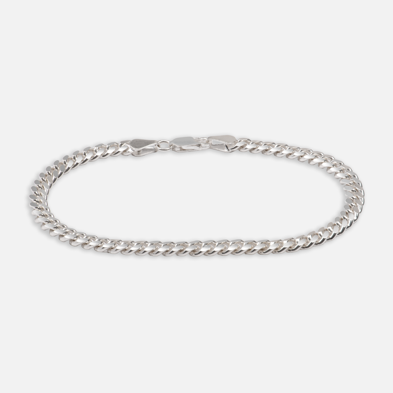 925 Sterling Silver 5mm Cuban Bracelet