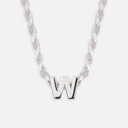 925 Sterling Silber Anfangsbuchstaben Anhänger