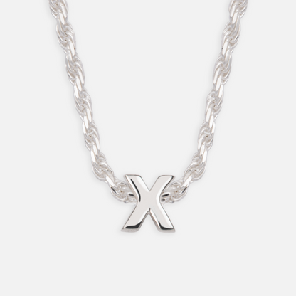 925 Sterling Silber Anfangsbuchstaben Anhänger