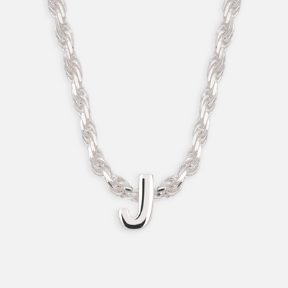 925 Sterling Silber Anfangsbuchstaben Anhänger