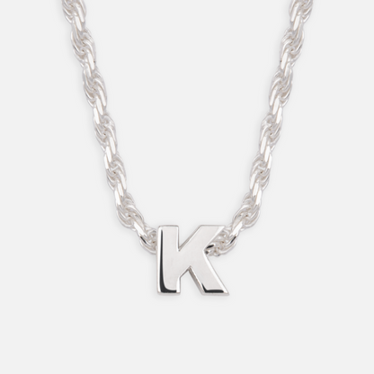 925 Sterling Silber Anfangsbuchstaben Anhänger