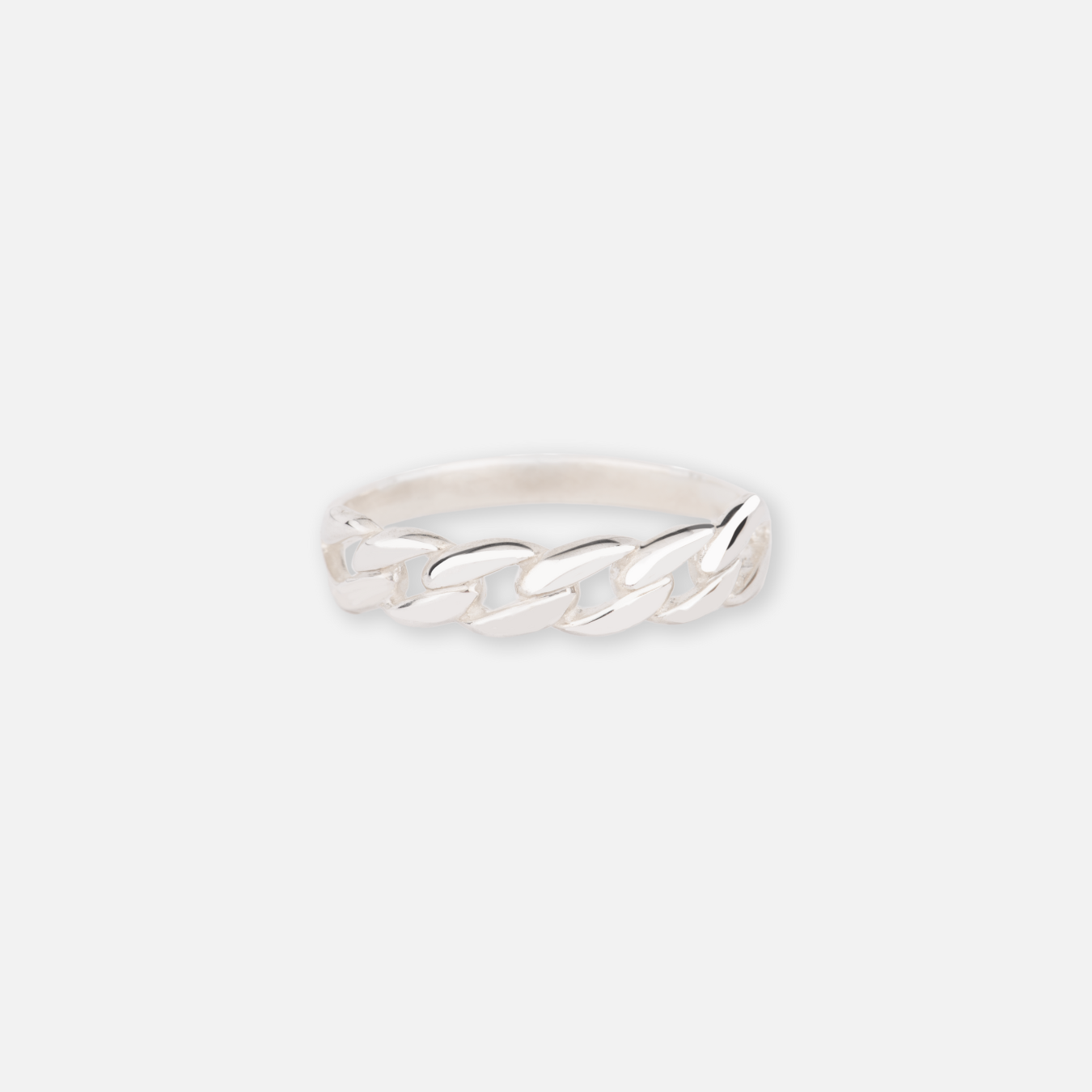 925 Sterling Silver Cuban Ring