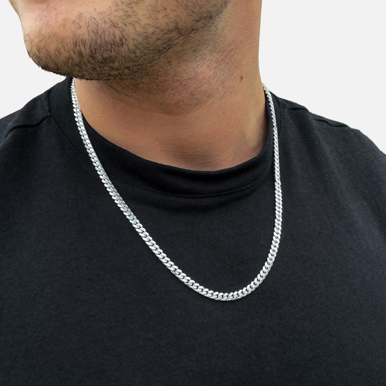 925 Sterling Silver 5mm Cuban Chain