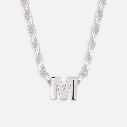 925 Sterling Silber Anfangsbuchstaben Anhänger