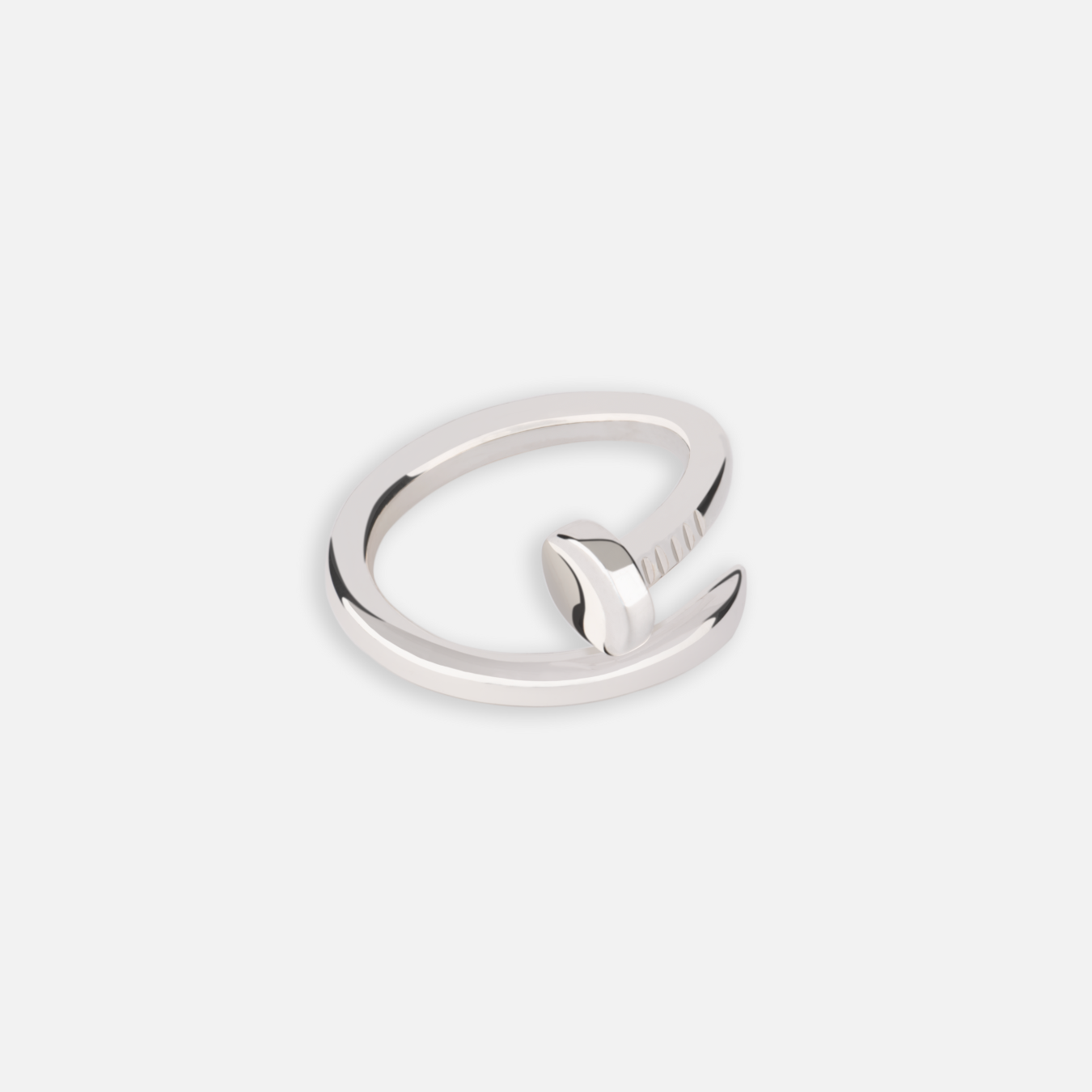 925 Sterling Silver Nail Ring