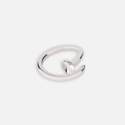 925 Sterling Silver Nail Ring