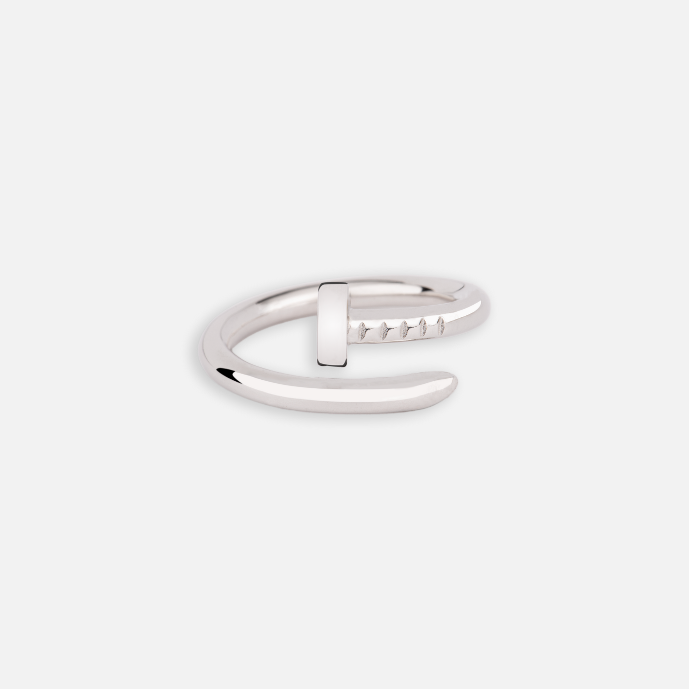 925 Sterling Silver Nail Ring