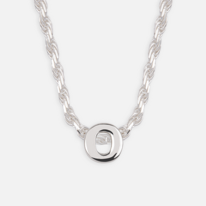 925 Sterling Silber Anfangsbuchstaben Anhänger