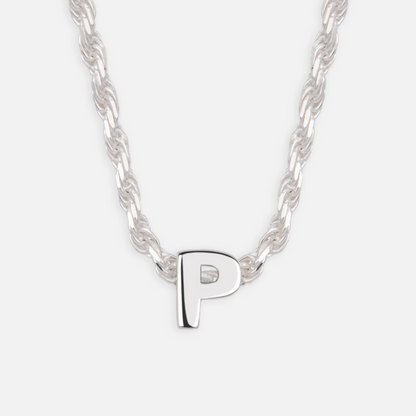 925 Sterling Silber Anfangsbuchstaben Anhänger