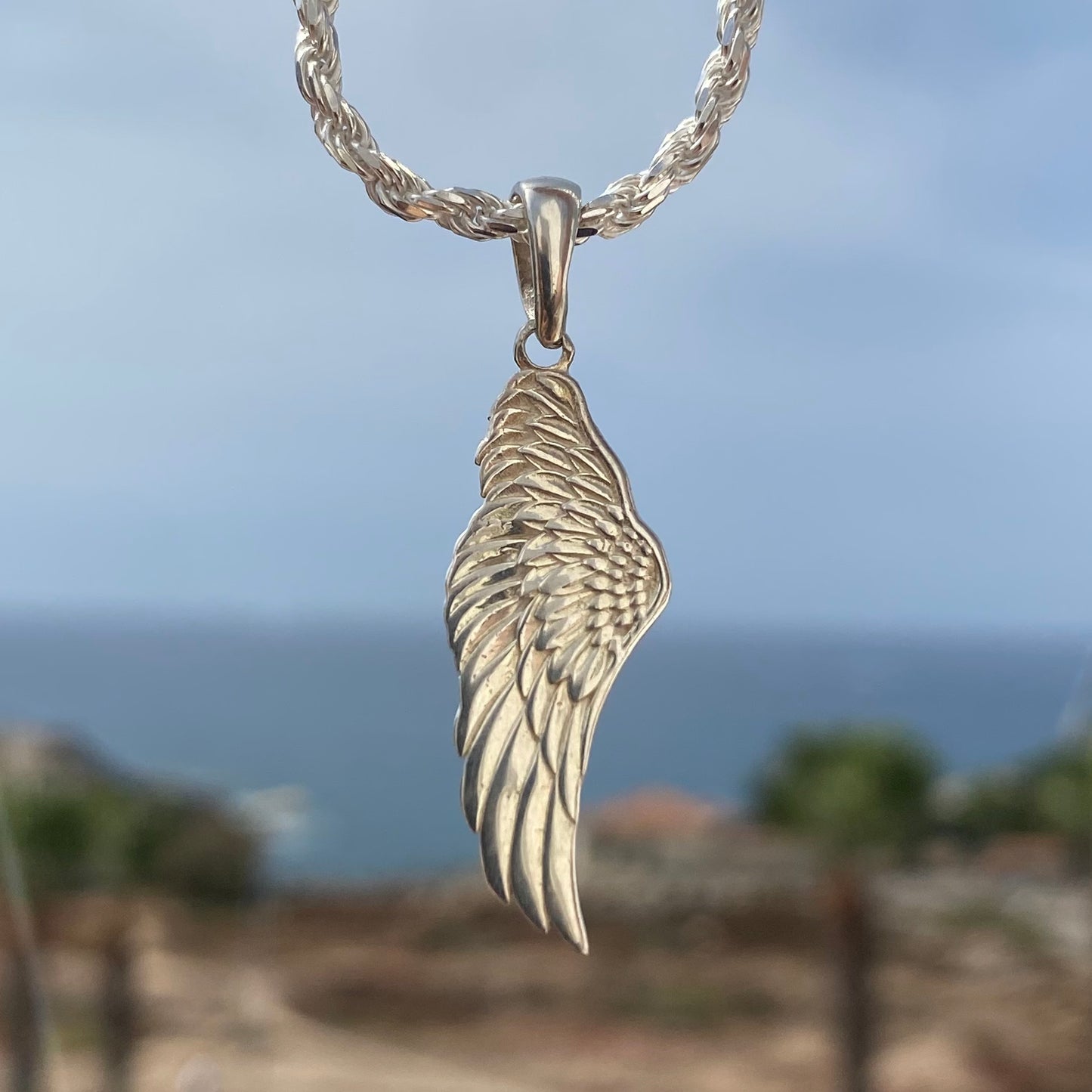 Flügelanhänger aus 925er Sterlingsilber