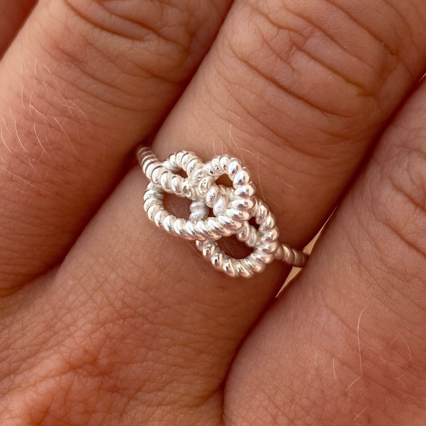 925 Sterling Silver Knot Ring