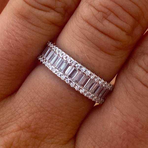 925 Sterling Silber Eternity Ring