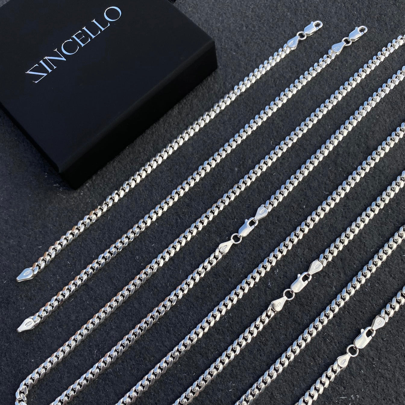 925 Sterling Silver 5mm Cuban Chain